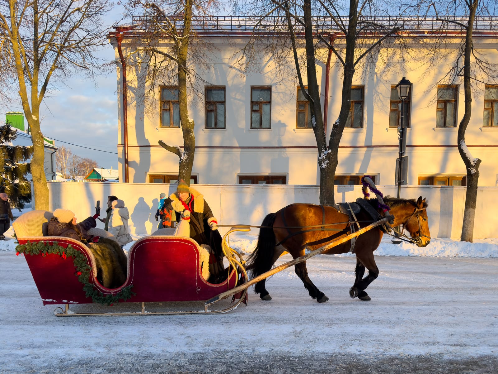 Новогодние гуляния в Суздале