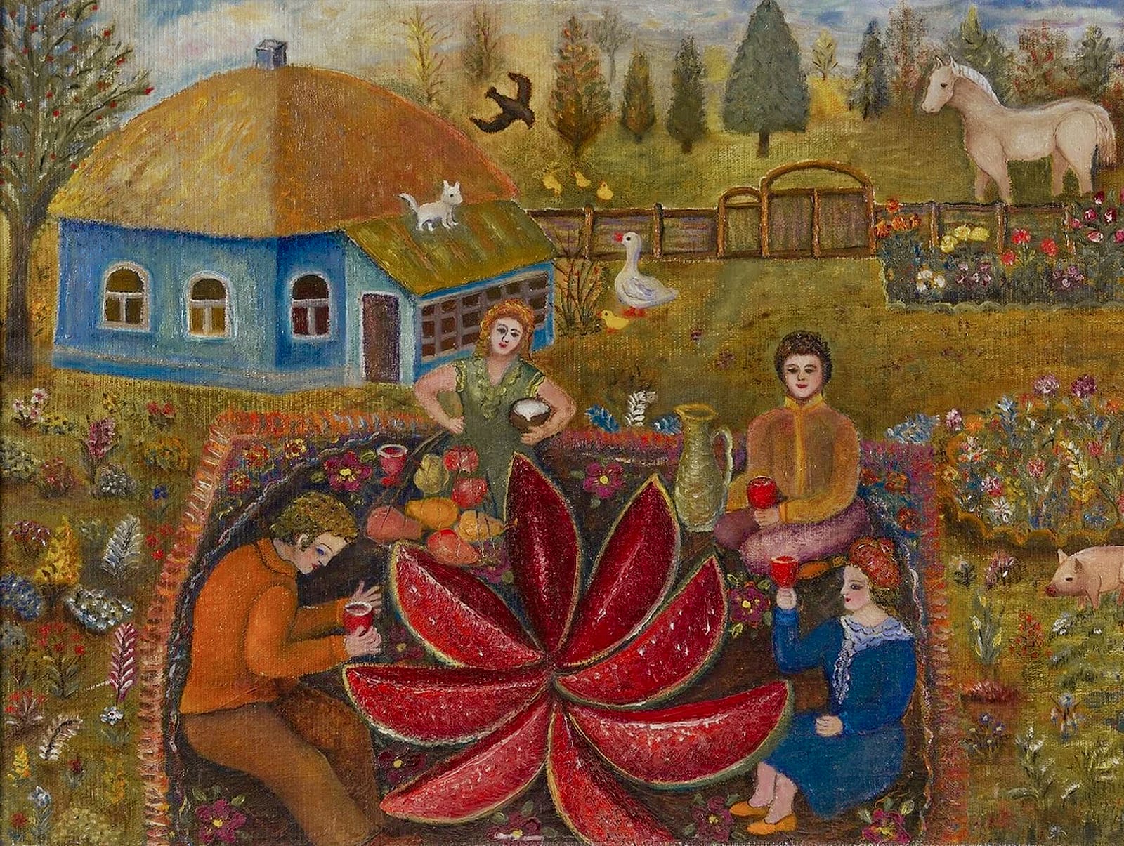 Выставка художников-наивистов в Суздале