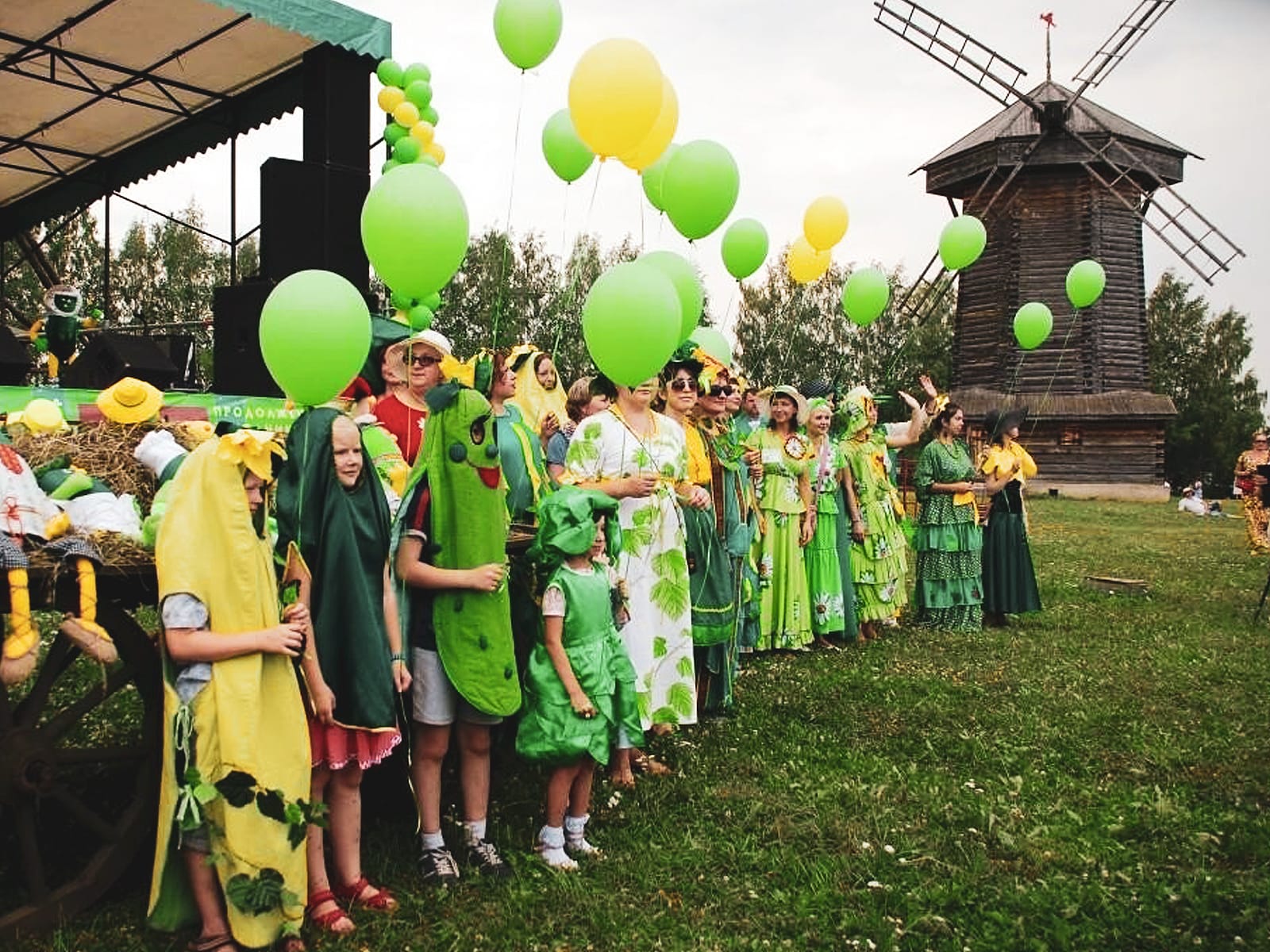 Праздник огурца Владимиро-Суздальского музея-заповедника