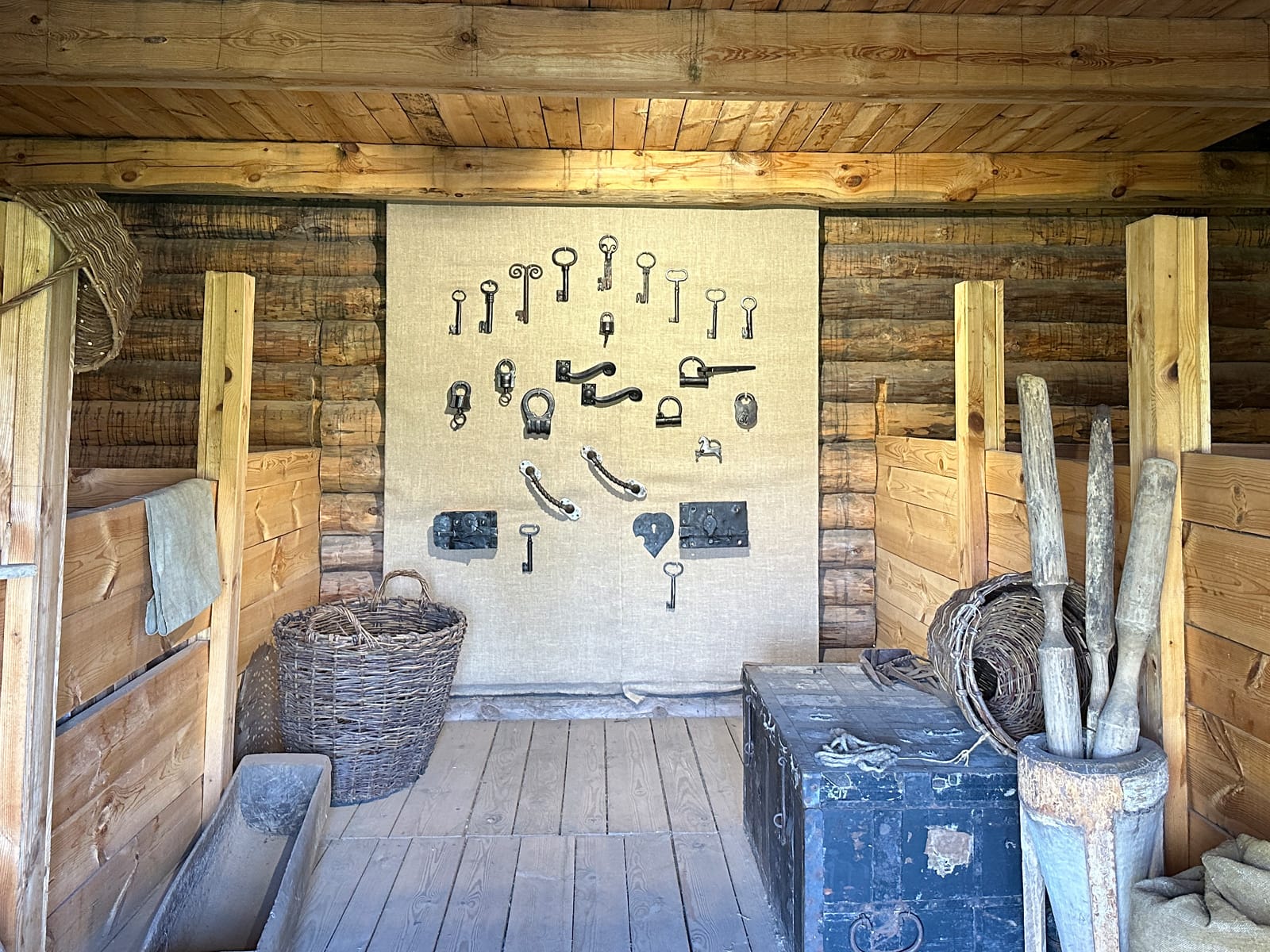 Экспозиция «Замки и ключи конца XIX – начала XX века. Мастерская плотника»