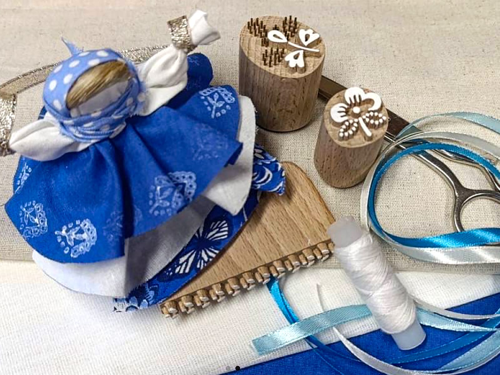 Мастер-класс Набивной колокольчик