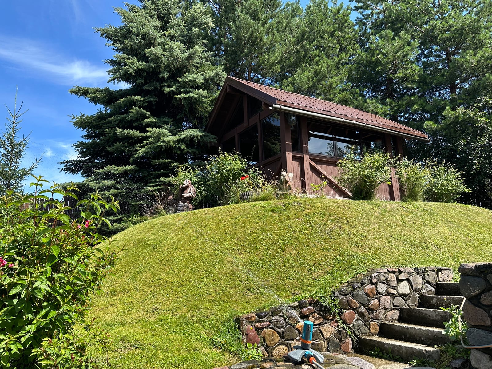 Барбекю зона в отеле Кремлевский