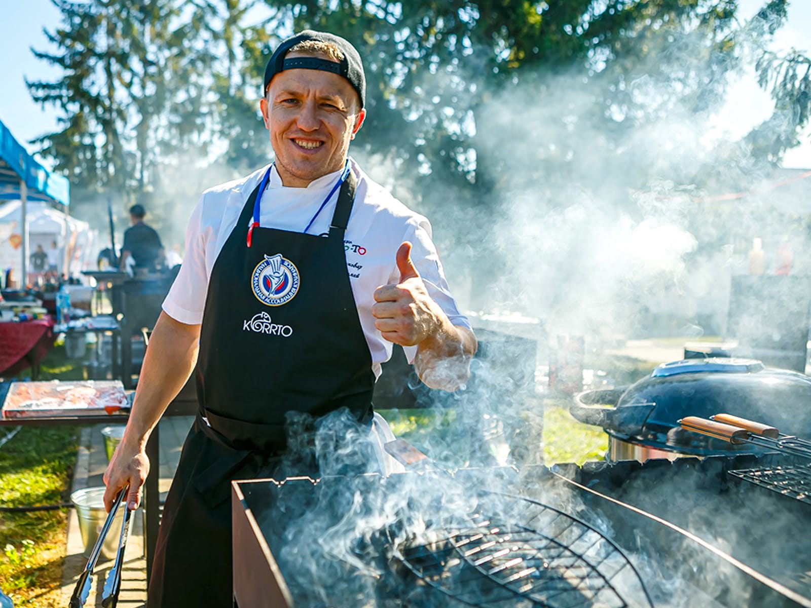 BBQ-party на берегу Каменки