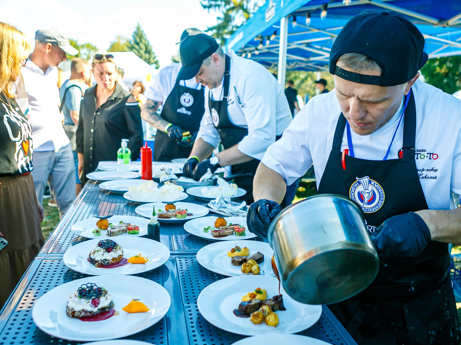 BBQ-party на берегу Каменки