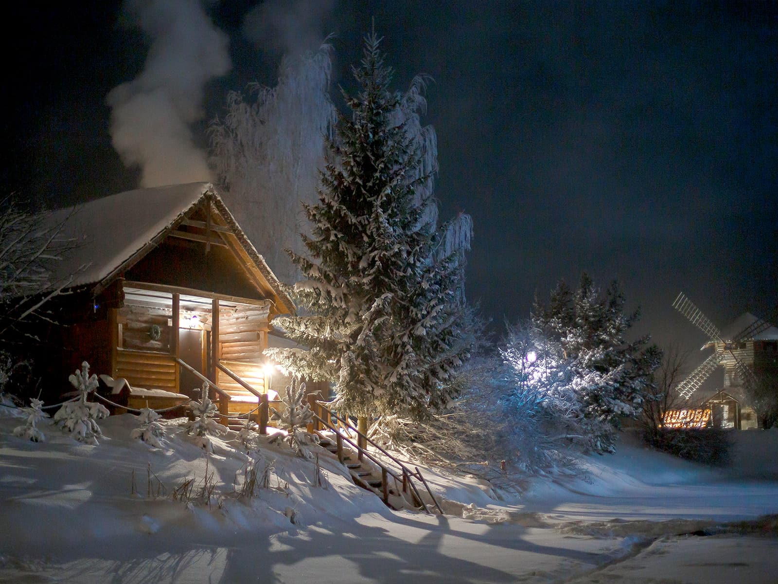 Новый год в экоотеле «Горячие ключи» 2025-2026