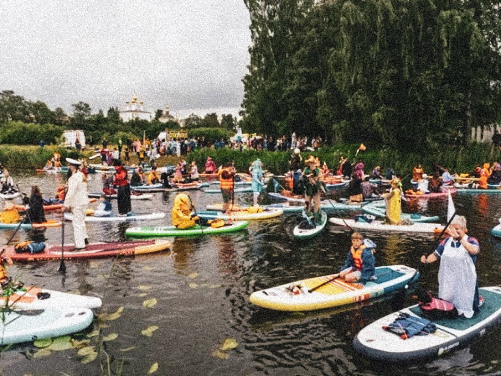 Третий ежегодный SUP-серфинг фестиваль в Суздале 3 августа