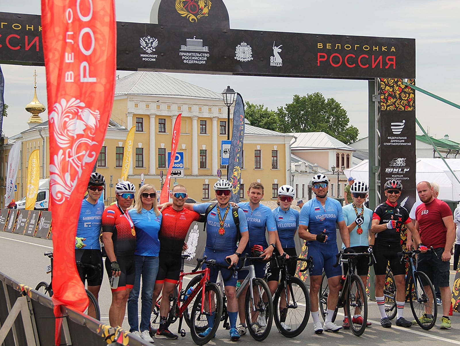 Во Владимирской области прошёл второй этап велогонки «Россия» на 85 км