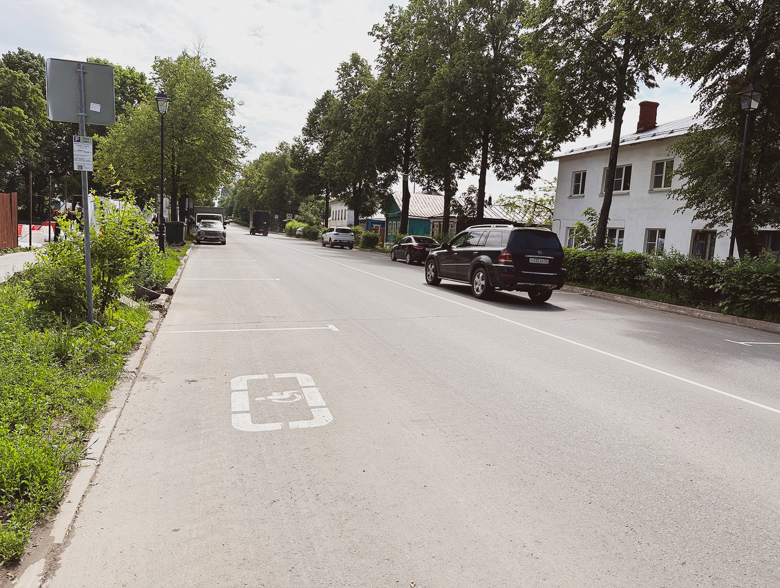 Места парковок в Суздале