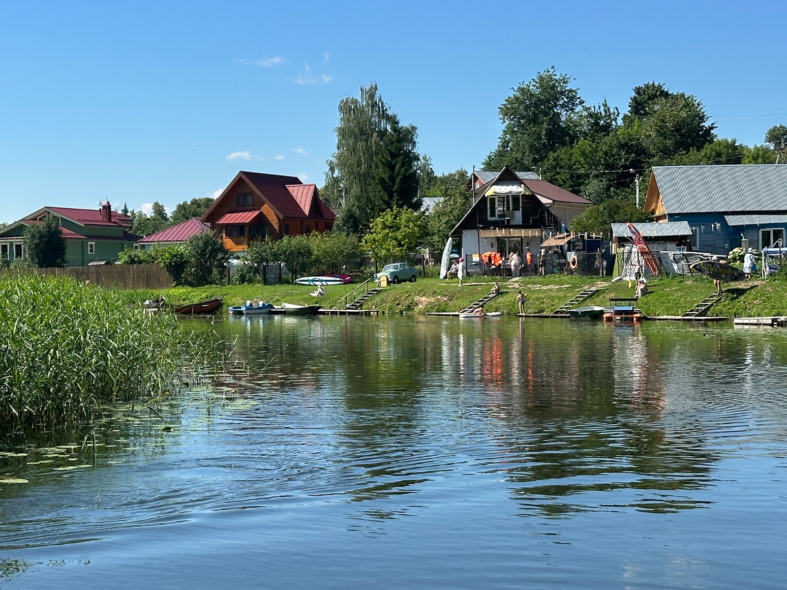 Сапсерфинг на Каменке в Суздале
