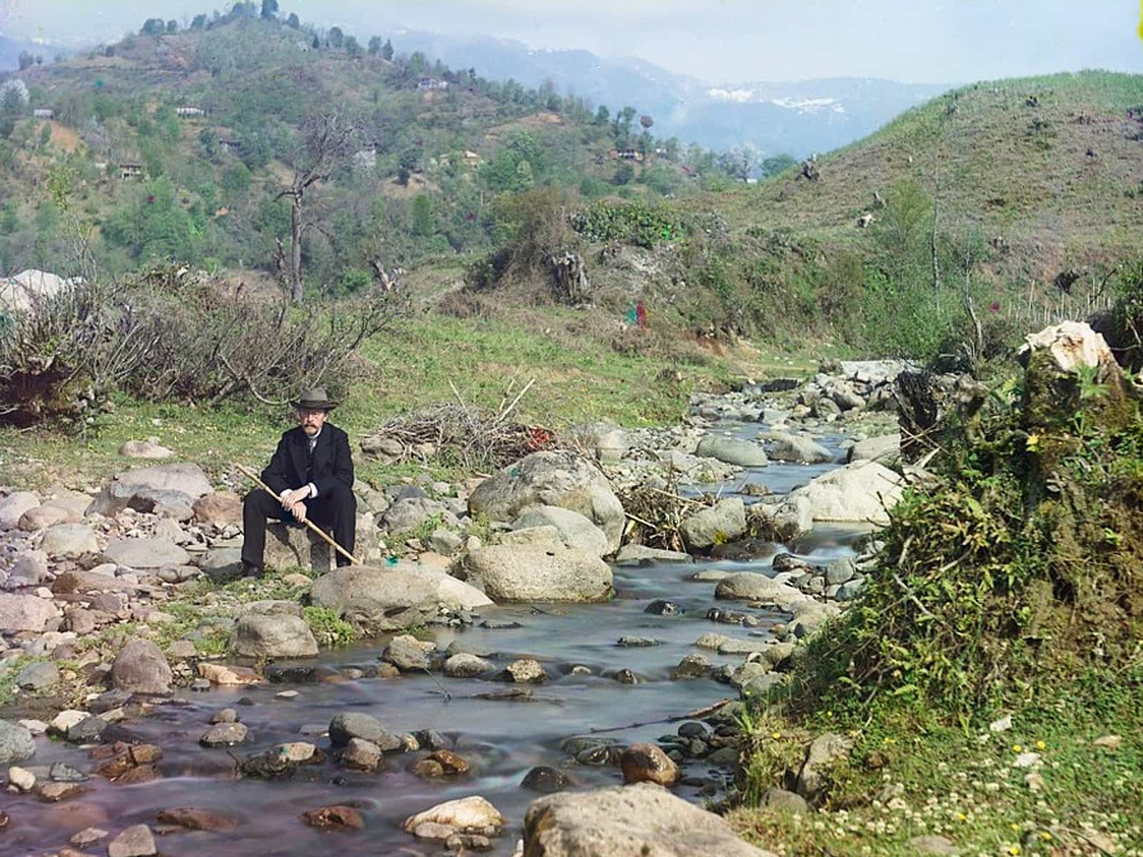 Сергея Михайловича Прокудина-Горского на реке Королисцкали (Каролисцкали), Грузия