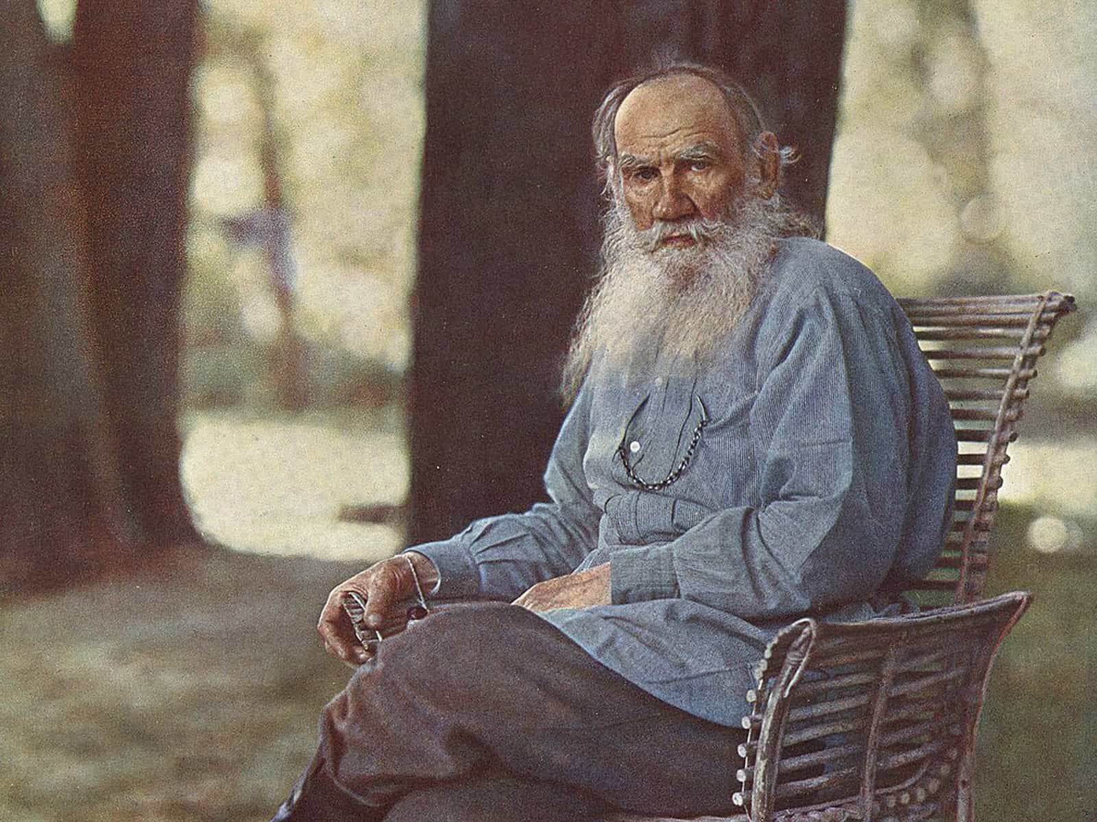 Лев Толстой в объективе Сергей Михайлович Прокудин-Горский. Ясная Поляна 23 мая 1908 года