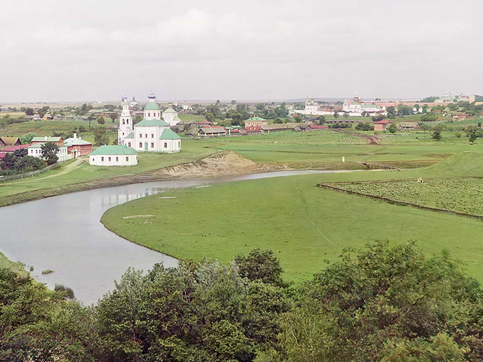 По следам Прокудина-Горского. Ильинской церкови с колокольни Дмитриевской церкви